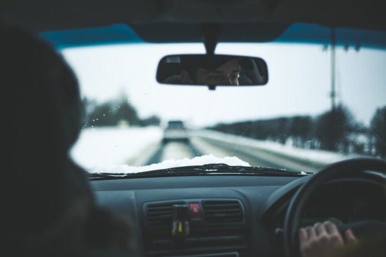 Photo Winter driving