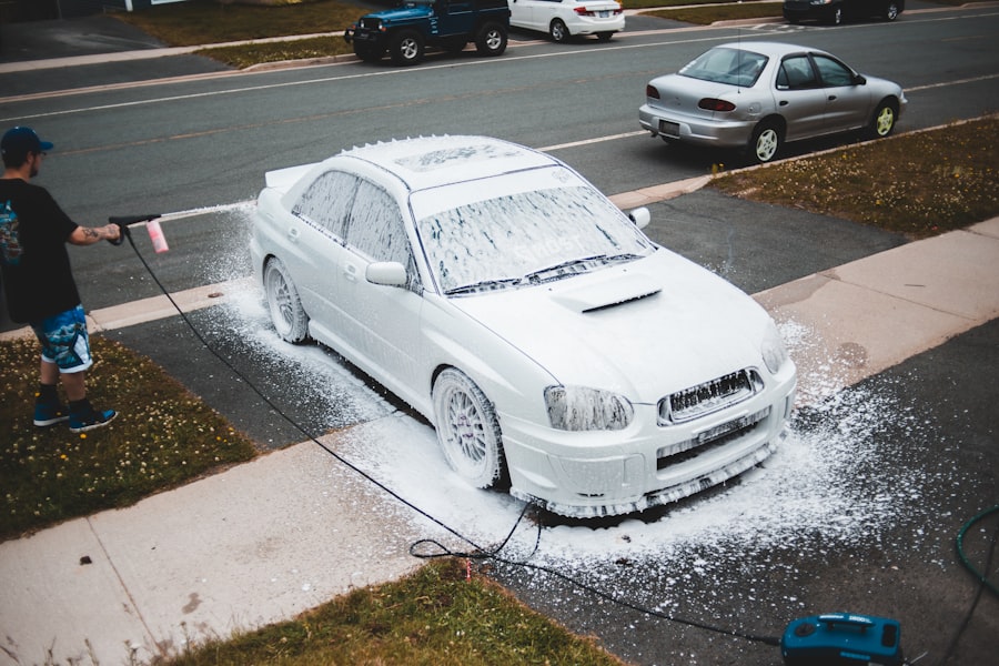 Photo car washing mistakes