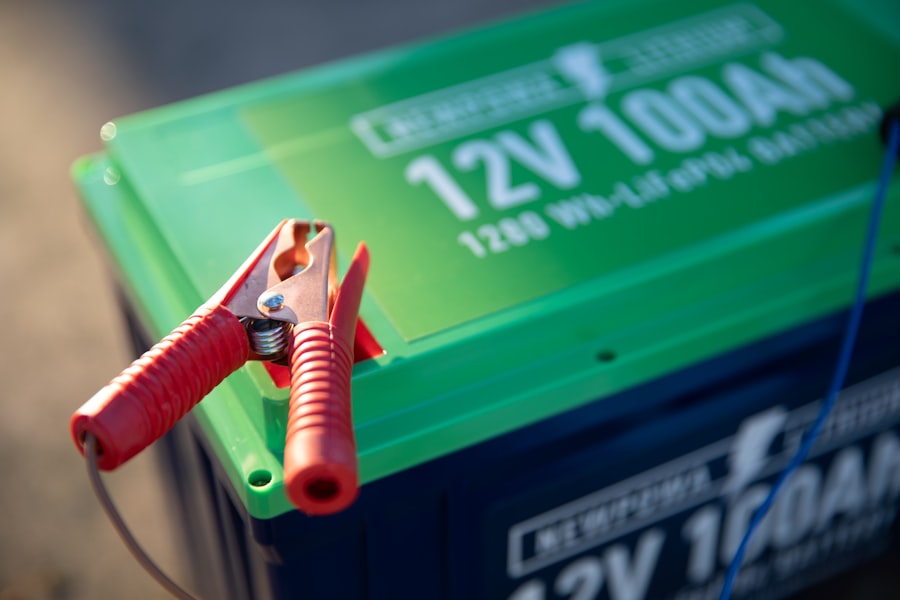 Photo car battery