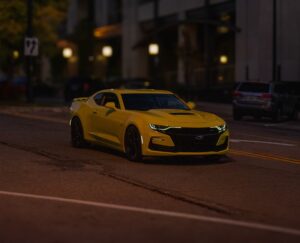 Photo sporty driving