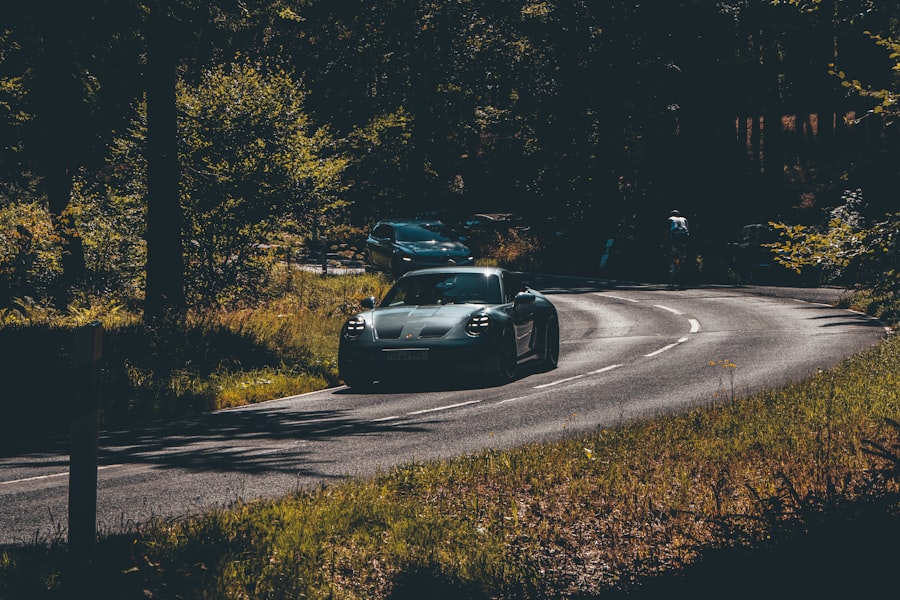 Photo sporty driving