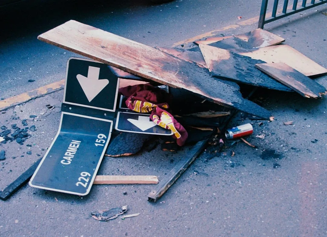 Photo accident minor