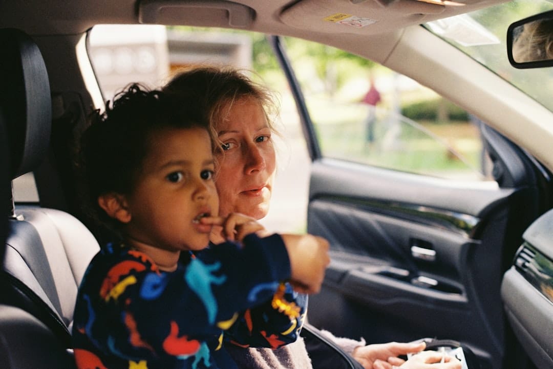 Photo car seat for children