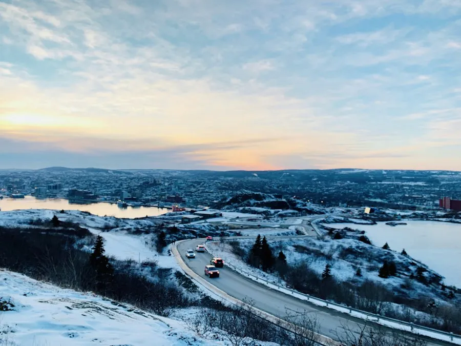 winter driving hill roads safety